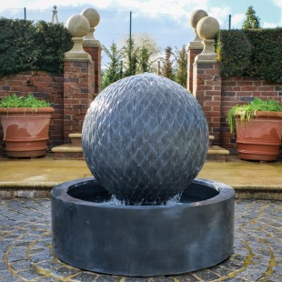 WASSERSPIEL Bl&auml;tter Ball und Rundes Becken 50-85