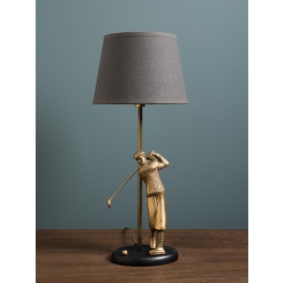 Objet Leuchte Golfspieler