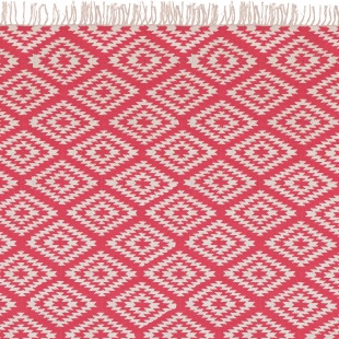 L&auml;ufer Apache, 70 x 200 cm, pink/weiss