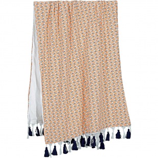 Bade- und Strandtuch Soleil, 2-lagig, coral