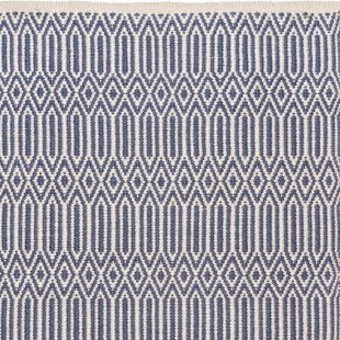 PET - Wik Teppich, blau-ecru  200 x 300 cm