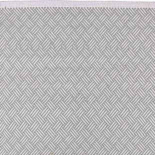 Poly-Teppich Lacis in grau/weiss, 70 x 190 cm