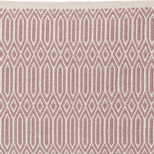 PET - Wik L&auml;ufer, in rosa - ecru  70 x 140 cm