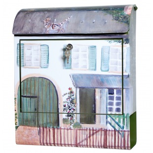 Briefkasten Haus mit Katze