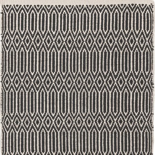 PET-Wik L&auml;ufer, schwarz - ecru 70 x 250 cm