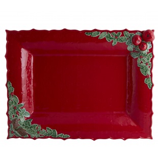 Majolika Platte Natale