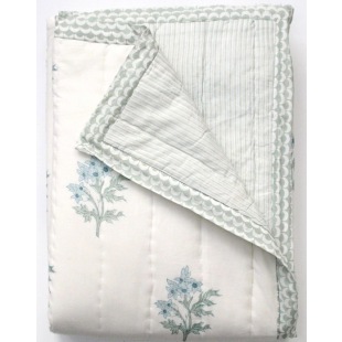 Quilt und Tagesdecke Edelweiss-Streifen 150 x 240 cm