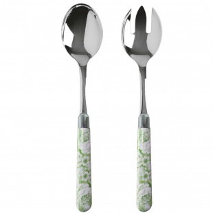 Servierbesteck Kamelia gr&uuml;n