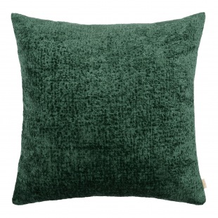 CHENILLE KISSEN Emerald Gr&uuml;n 50 x 50 cm