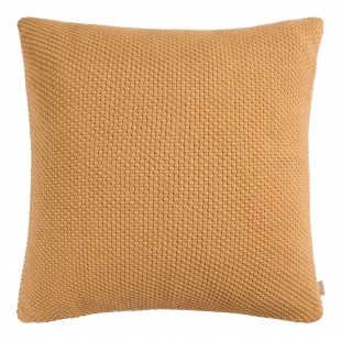 STRICKKISSEN Dorothea mustard 50 x 50 cm 