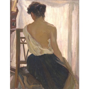 Felix Eisengr&auml;ber Weiblicher R&uuml;ckenakt (undatiert)