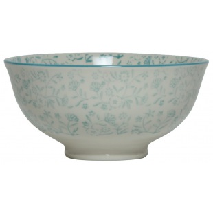 Kleine Schale Pretty Flowers mint-t&uuml;rkis