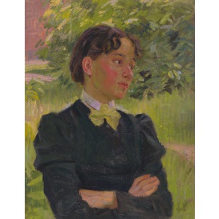 Felix Eisengr&auml;ber Frauen Portrait (undatiert)