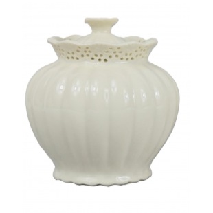 Creamware Zuckerdose 