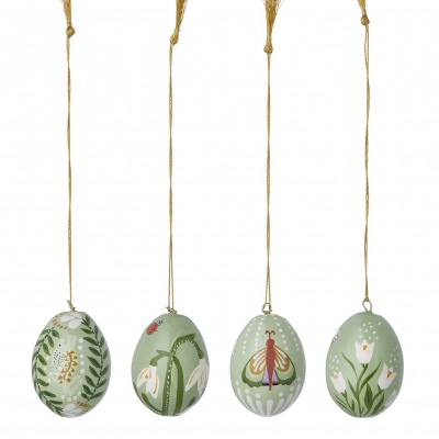 4er Set Ostereier Fr&uuml;hlingsboten